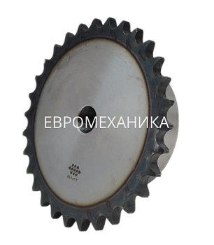 Звездочка 16В-1, шаг 25,4x17,02 мм (1"х17,02 мм), Z=37 со ступицей и закалкой зубьев - Евромеханика