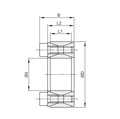 Втулка зажимная BK 40 50 x 80 (KLGG050), EMT - Евромеханика