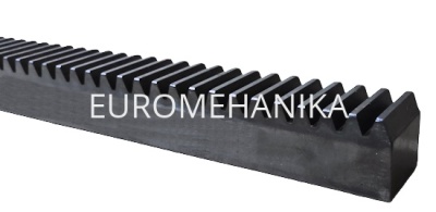 Рейка зубчатая M 1, 15х15 мм, L=3000 мм с закалкой зубьев, EMT - Евромеханика