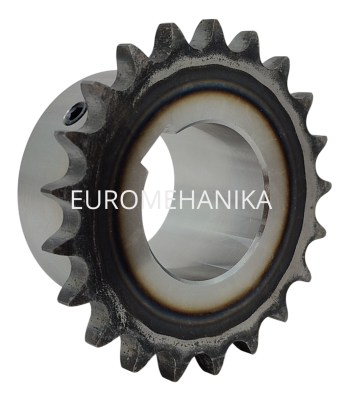 Звездочка с готовым отверстием 08B-1, Z=16, D1=18 мм, с закалкой зубьев - Евромеханика