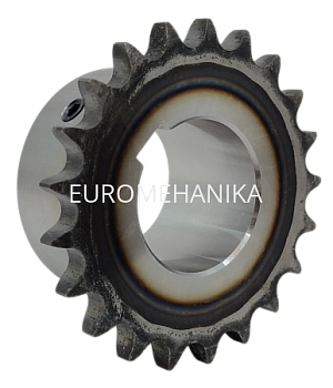 Звездочка с готовым отверстием 08B-1, Z=15, D1=22 мм, с закалкой зубьев - Евромеханика