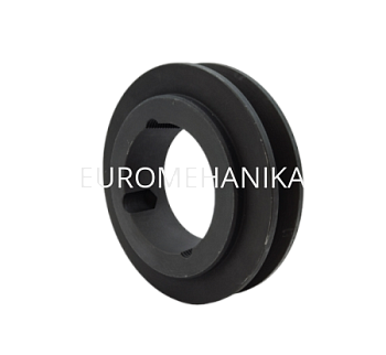 Шкив для клиновых ремней SPB 100 01 под втулку тапербуш 1610, EMT - «Евромеханика»