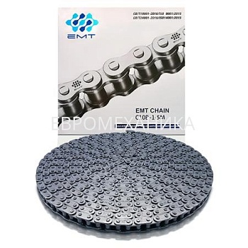 Цепь роликовая с прямыми пластинами C10B-1, EMT - Евромеханика