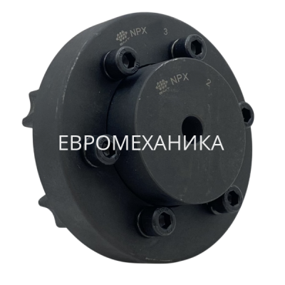 Полумуфта под расточку N-EUPEX 200 часть 2, dmax=75 мм, EMT - Евромеханика