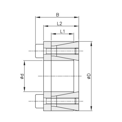 Втулка зажимная BK 45 25 x 47 (KLHH025), EMT - Евромеханика