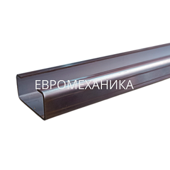 Металлический профиль C3 10х20, S=1,5 мм, нержавеющая сталь - Евромеханика
