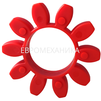 Упругий элемент для GEB 90-100, красный, 98 Shore A, EMT - Евромеханика