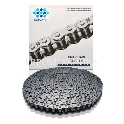 Цепь роликовая 12A-1 (60-1, ПР-19,05-31,8), EMT - Евромеханика