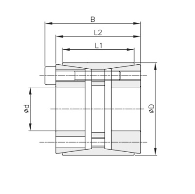 Втулка зажимная BK 11 90 x 130 (KLEE090), EMT - Евромеханика