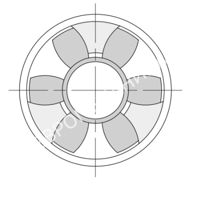 Полумуфта под расточку GEB HRC 130 - Евромеханика