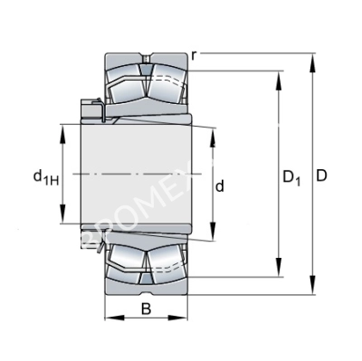 Подшипник 22315-E1-XL-K-T41A FAG - Евромеханика