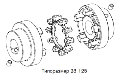Муфта POLY-NORM 75 AR, EMT - Евромеханика