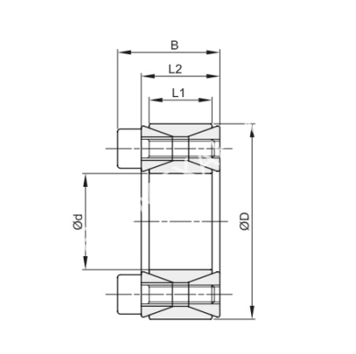 Втулка зажимная BK 40 48 x 80 (KLGG048), EMT - Евромеханика