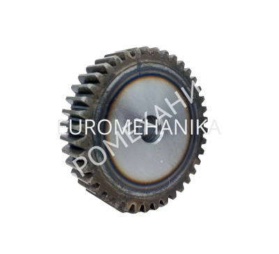 Шестерня цилиндрическая M=4 Z=12 с закалкой зуба (PM31T12), EMT - Евромеханика