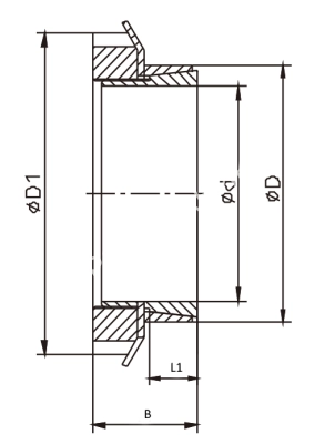 Втулка зажимная BK 26 15 x 25 (KLFC015), EMT - Евромеханика
