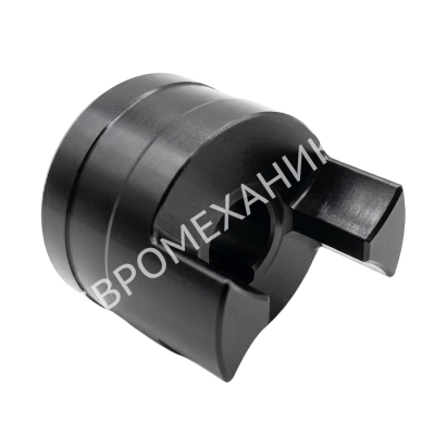 Полумуфта XL0 L50, с готовым отверстием d=8 мм, шпон паз 3х1,4мм+винт М6, СТАЛЬ, EMT - Евромеханика
