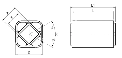 Упругий элемент VIB Type AR-T 70 х 300 - Евромеханика