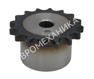 Звездочка 20B-1, шаг 31,75х19,56 мм (1"1/4х3/4), Z=10 со ступицей и закалкой зубьев - Евромеханика