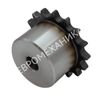 Звездочка 24B-1, шаг 38,1x25,4 мм (1"1/2х1"), Z=15 со ступицей и закалкой зубьев - Евромеханика