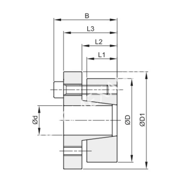 Втулка зажимная BK 15 19 x 55 (KLBB119), EMT - Евромеханика